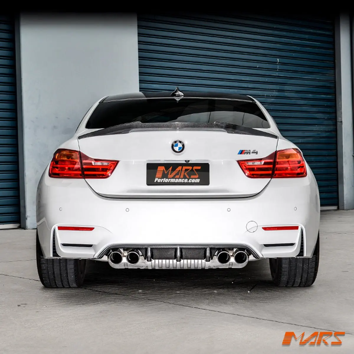 M Performance Style Carbon Fibre Rear Bumper Bar Diffuser Bodykit For Bmw F80 M3 & F82 F83 M4 2014-2020 2