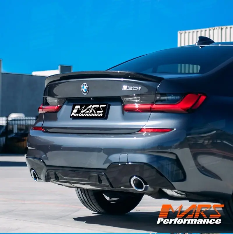 M Performance Style Pre Pregged Dry Carbon Fiber Rear Trunk Boot Lip Spoiler Wing Bodykit For Bmw 3 Series G20 & G80 M3 2018-2025 1
