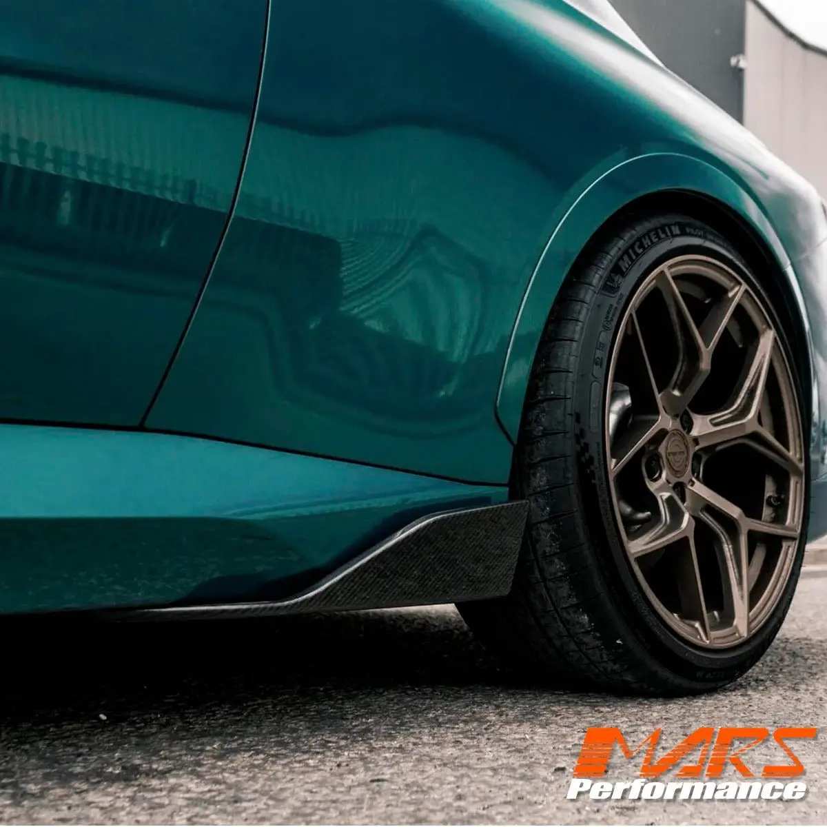 M Performance Style Dry Carbon Fibre Lower Side Skirt Splitters Spoiler Bodykit For Bmw 2 Series G42 2021-2024 1