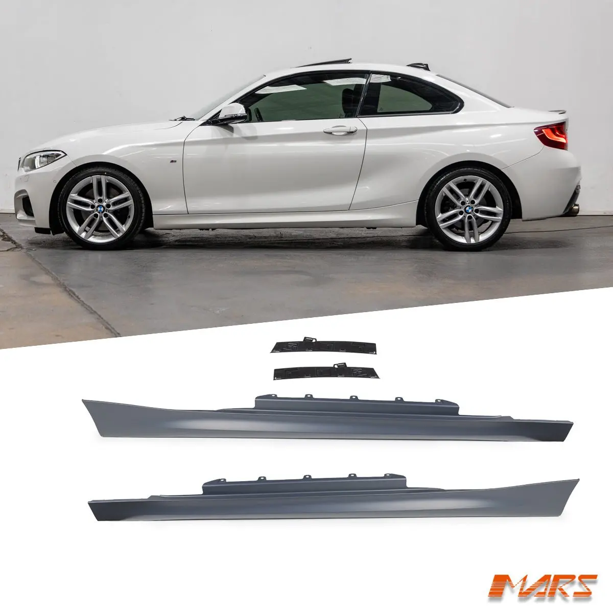 M Sport Style Lower Side Skirts Bodykit For Bmw 2 Series F22 Coupe & F23 Convertible 1