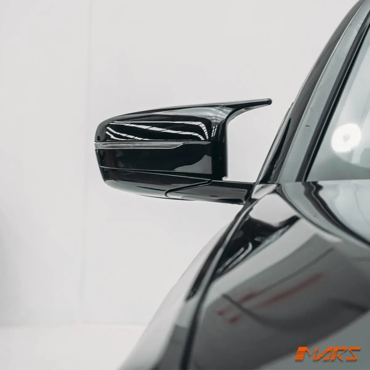 M Style Gloss Black Replacement Mirror Cover Caps Bodykit For Bmw 2 Series G42 / 3 Series G20 G21 & 4 Series G22 G23 G26 1