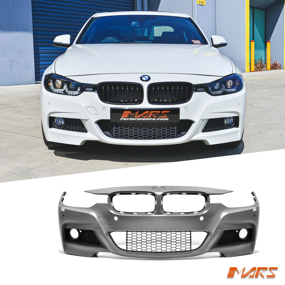 M Tech Sport Style Front Bumper Bar Bodykit For Bmw 3-Series F30 Sedan & F31 Wagon 2012-2018 1