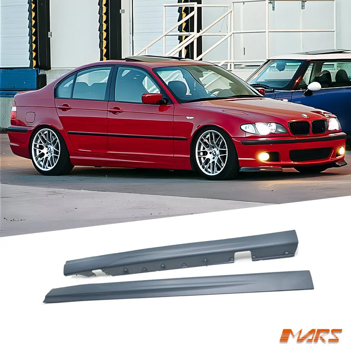 M Tech Sport Style Lower Side Skirts Bodykit For Bmw 3-Series E46 Sedan & Wagon 1998-2005 1