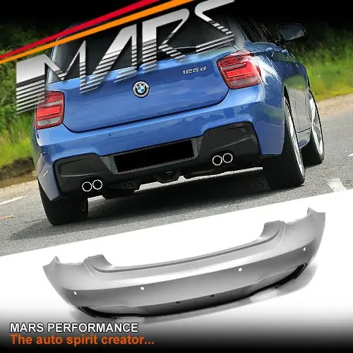 M135i M Tech Sports Style Rear Twin Exhaust Outlet Bumper Bar Bodykit For Bmw 1 Series F20 Pre Lci 2011-2015 1