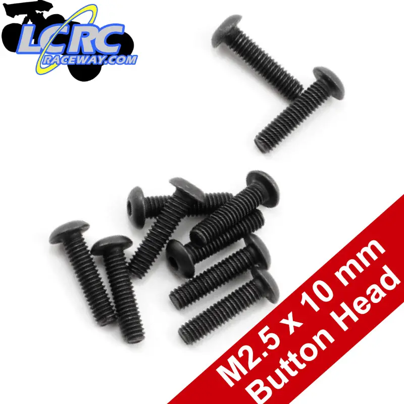 Protek Rc Ptk-H-3104 2.5X10mm "High Strength" Button Head Screws (10) 1