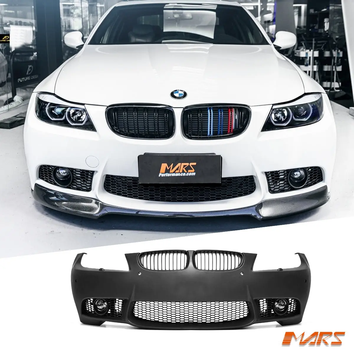 M3 Style Front Bumper Bar Bodykit For Bmw 3-Series E90 Sedan & E91 Wagon 2009-2011 Lci 1