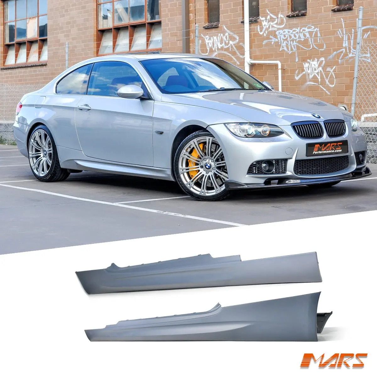 M3 Style Lower Side Skirts Bodykit For Bmw 3 Series E92 Coupe 2006-2013 1