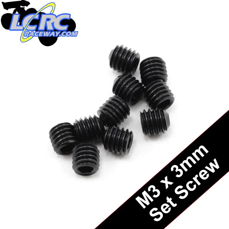 Protek Rc Ptk-H-4000 3X3mm "High Strength" Cup Style Set Screws (10) 1