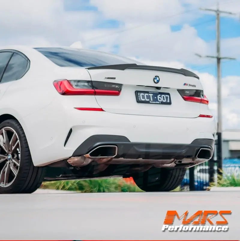 M4 Style Carbon Fibre Rear Trunk Boot Lip Spoiler Wing Bodykit For Bmw 3 Series G20 & G80 M3 Sedan 2018-2025 1