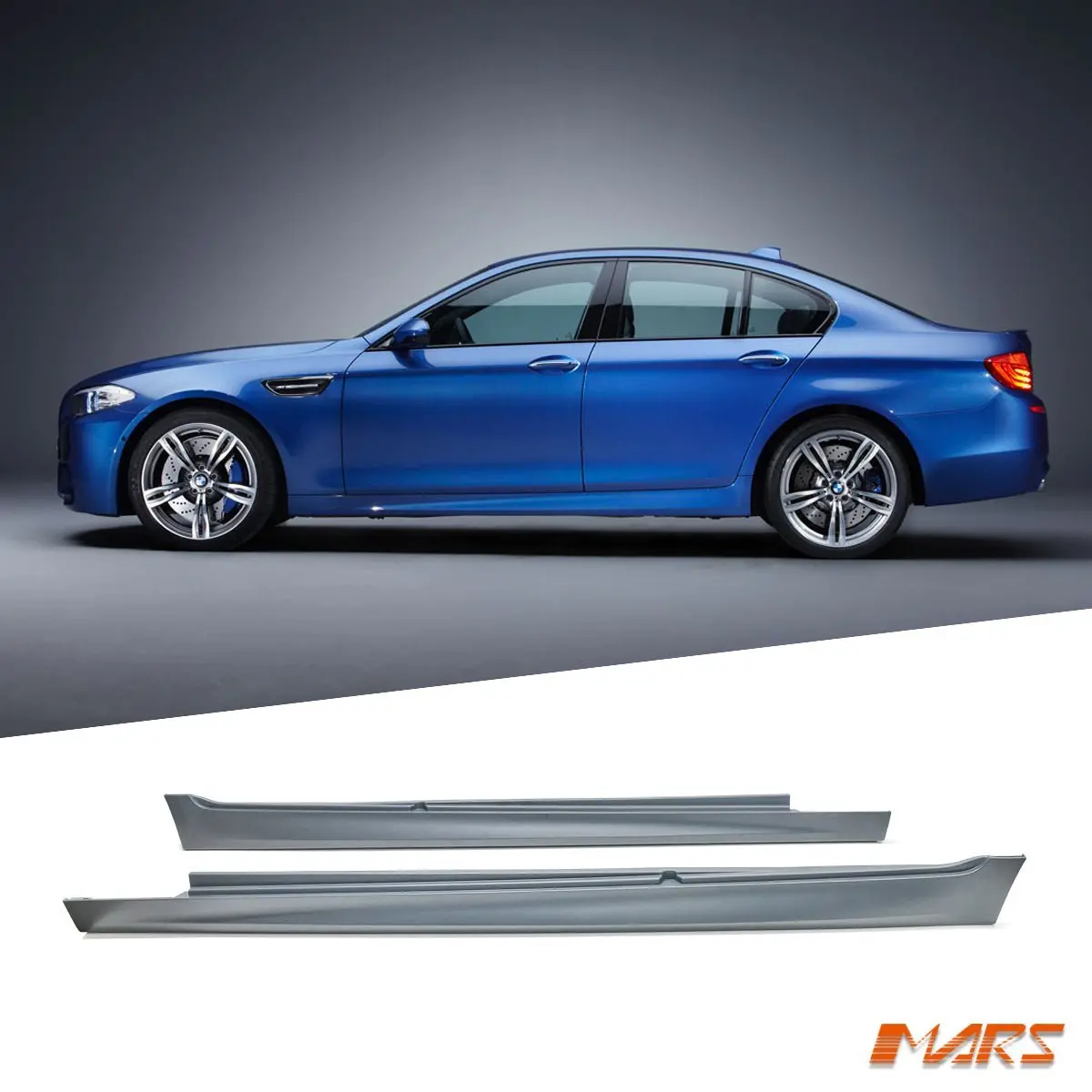 M5 M Sport Style Lower Side Skirts Bodykit For Bmw 5-Series F10 4 Doors Sedan 2010-2016 1