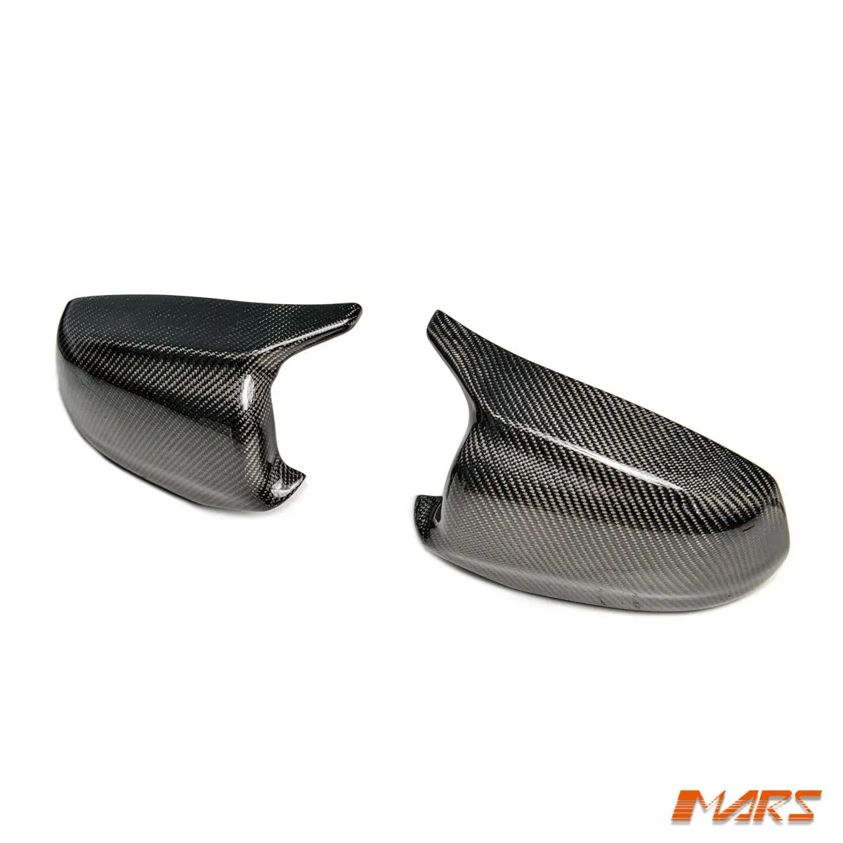 M5 Style Carbon Fibre Replacement Mirror Cap Covers For Bmw Pre Lci / Pre Update 5 Series F10 F11 & 6 Series F06 F12 F13 & 7 Series F01 F02 1