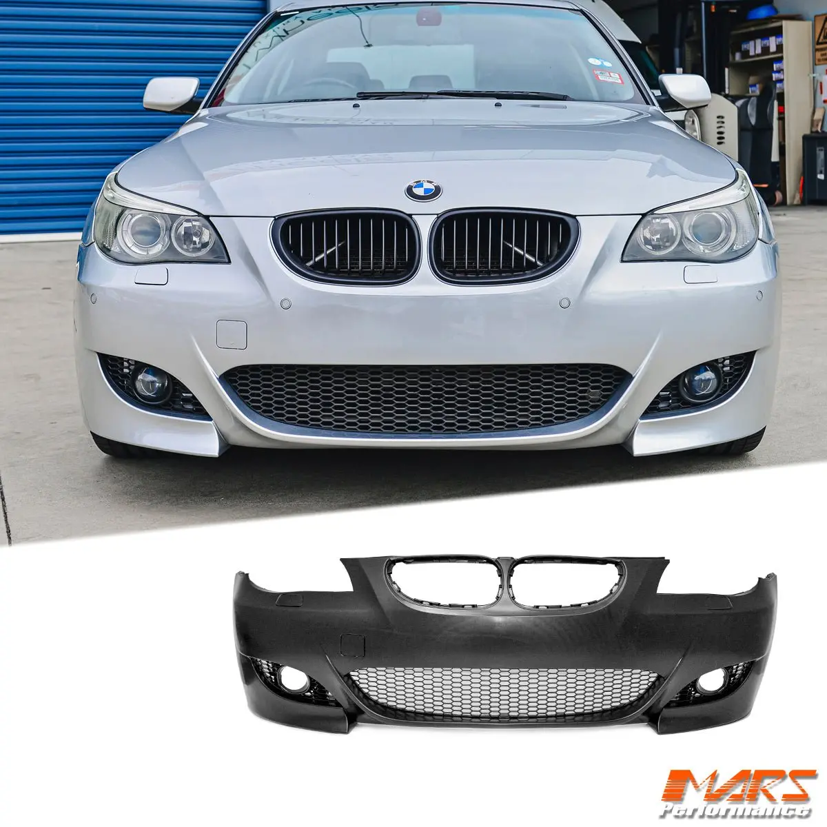 M5 Style Front Bumper Bar Bodykit For Bmw 5-Series E60 Sedan & E61 Wagon 2003-2009 1