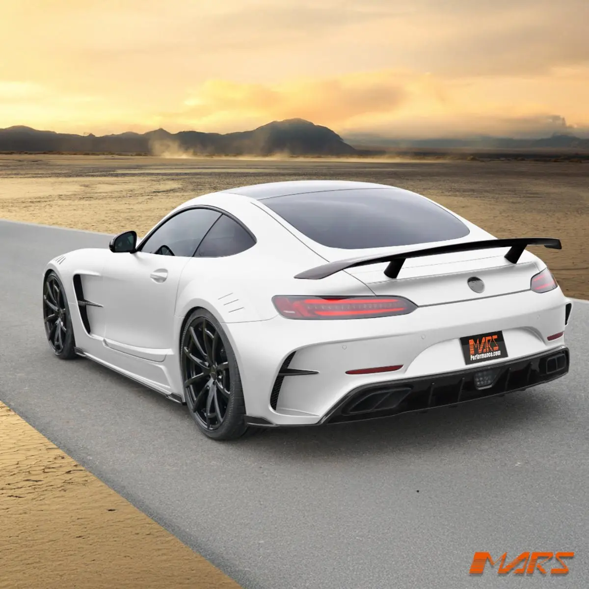 Mansory Style Carbon Fibre Rear Trunk Boot Spoiler Lip Wing Bodykit For Mercedes-Benz Amg Gt & Gt-S Coupe C190 2016-2021 1