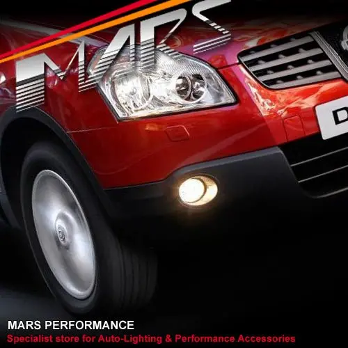 Mars Bumper Bar Driving Fog Lights For Nissan Qashqai & Dualis 2007-2009 1