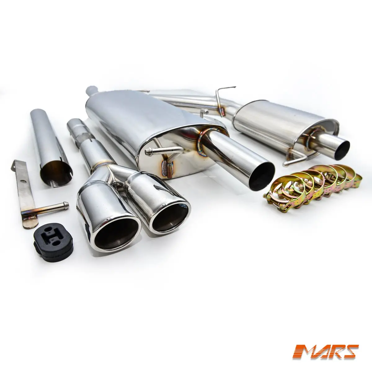 Mars Full Stainless Exhaust Muffler And Cat Back For Vw Volkswagen Transporter Van & Multivan T5 T5.1 2004-2015 1