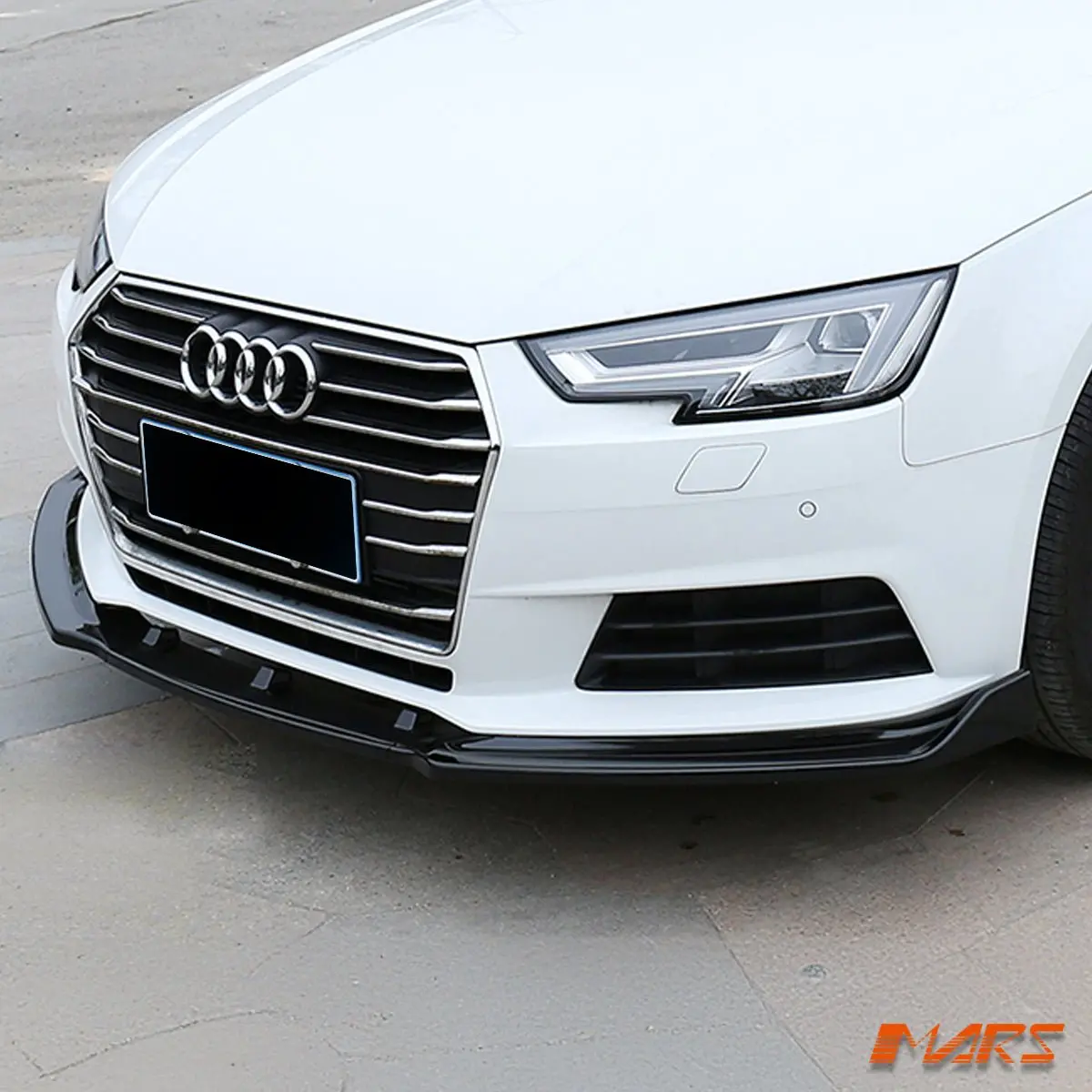 Floaro Gloss Black Front Bumper Bar Lower Lip Spoiler Bodykit For Audi A4 B9 Non-Sline 2016-2018 1
