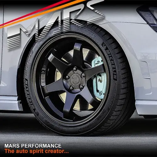 Mars Jdm Mp-37 18 Inch Matt Black Jdm Concave Stag Alloy Wheels Rims 1