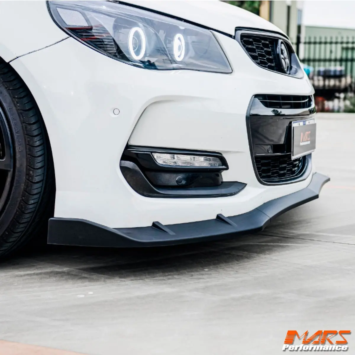 Mars Matt Black Front Bumper Bar Lip Spoiler For Holden Commodore Vf Series 2 Ss Ss-V Sv6 Bodykit 1