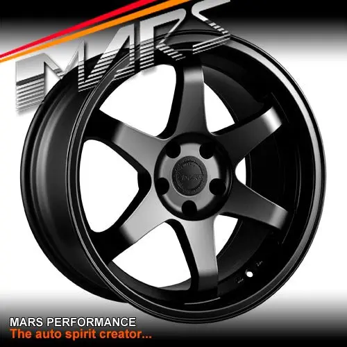 Mars Mp-37 18 Inch Matt Black Jdm Stag Alloy Wheels Rims 5 X 120 2
