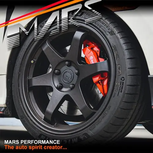 Mars Mp-37 18 Inch Matt Black Jdm Stag Alloy Wheels Rims 5 X 120 1