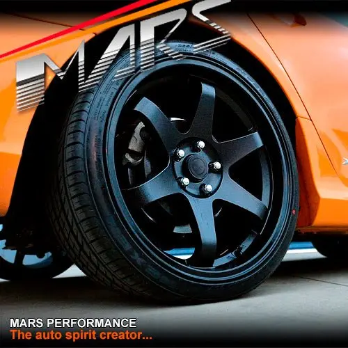 Mars Mp-37 4 X 19 Jdm Matt Black Stag Alloy Wheels Rims 5 X 114.3 1