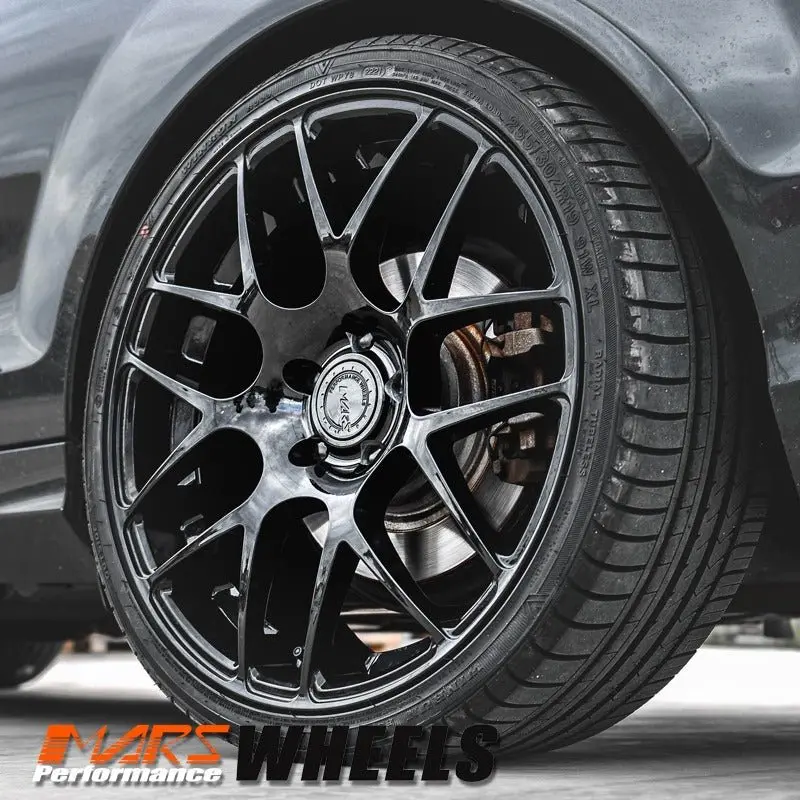 Mars Mp-Jl Gloss Black 19-Inch Concave Staggered Alloy Wheels Rims 5X112 For Mercedes-Benz C-Class W204 W205 W206 1