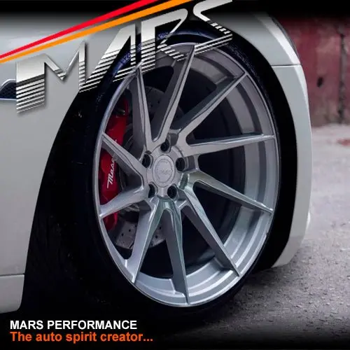 Mars Mp-T2 Silver 20 Inch Twist Spork Deep Concave Stag Alloy Wheels Rims 1