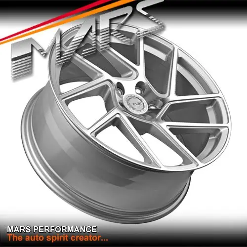 Mars Mp-T3 Machined Silver 20 Inch Twsit Concave Stag Alloy Wheels Rims 5X114.3 1
