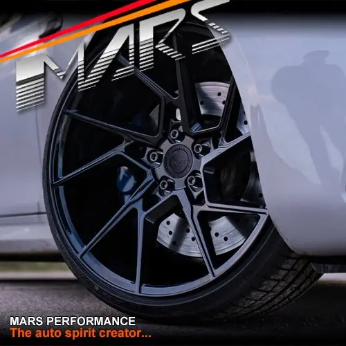 Mars Mp-T4 Gloss Black 20 Inch Twist Spork Concave Alloy Wheels Rims 5X120 1