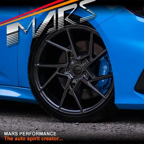Mars Mp-T4 Hyper Black 19 Inch Twist Spork Concave Alloy Wheels Rims 1