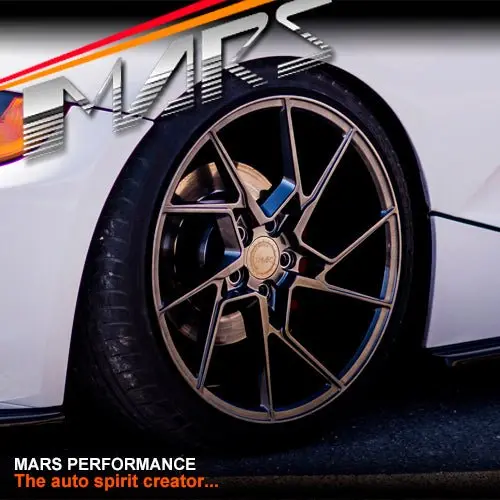Mars Mp-T4 Hyper Black 19 Inch Twist Spork Concave Alloy Wheels Rims 5X120 1