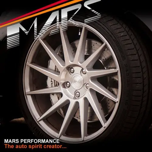 Mars Mp-Tw 19 Inch Silver 19 Inch Twist Concave Stag Alloy Wheels Rims 1