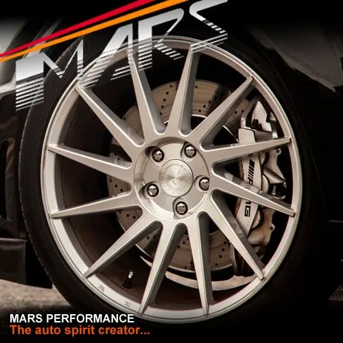 Mars Mp-Tw Silver 4X 19 Inch Twist Concave Stag Alloy Wheels Rims 5X112 1