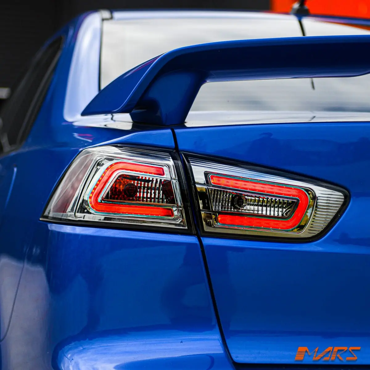 Mars Performance Full Smoked 3D Led Tail Lights For Mitsubishi Lancer Cj Cf & Evo X Sedan 2007-2018 1