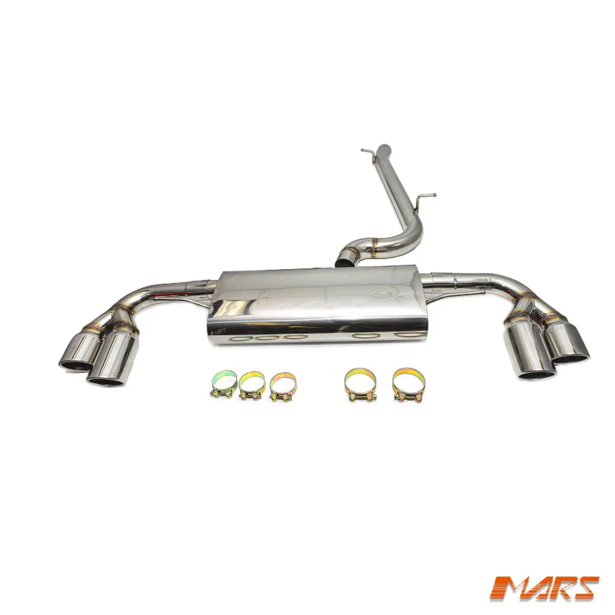 Mars Performance Twin Outlet Muffler Exhaust Cat-Back For Audi Tt 8J 4Wd Quattro 2006-2014 1
