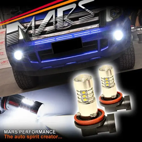 Mars Projector Super Bright Led Smd Bumper Bar Driving Fog Lights Bulbs For Ford Ranger Px 2011-2019 1