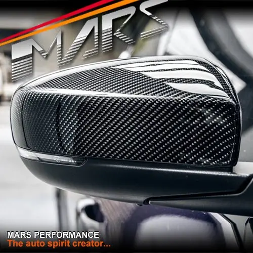 Mars Real Carbon Fibre Side Mirror Cap Covers For Maserati Ghibli M157 2014-2020 1