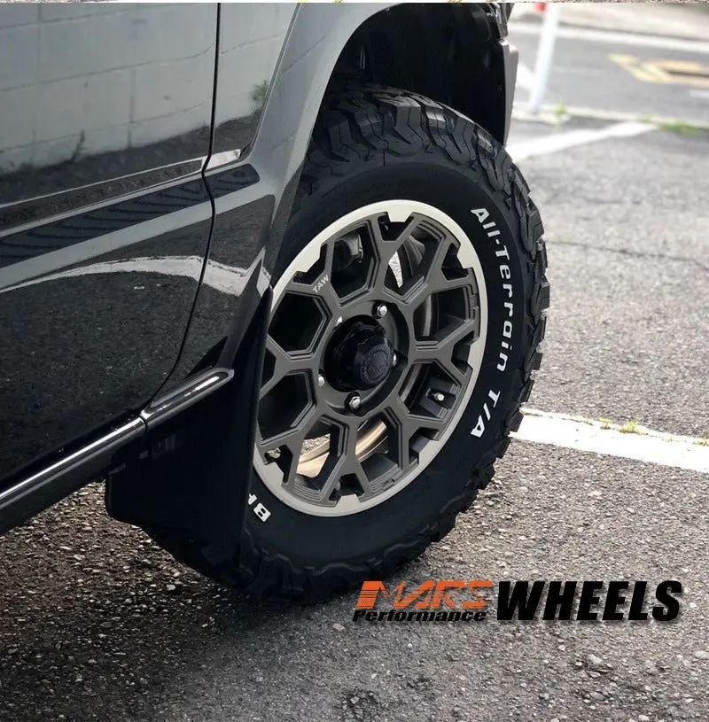 Mars Terrain Mp-G1 16X5.5 Inch Gun Metal With Machined Lip 4Wd Off Road Alloy Wheels Rims 5X139.7 For Suzuki Jimny 1