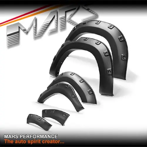 Matt Black Fender Flares Wheels Arch For Toyota Hilux Revo Rocco 2015-2020 1