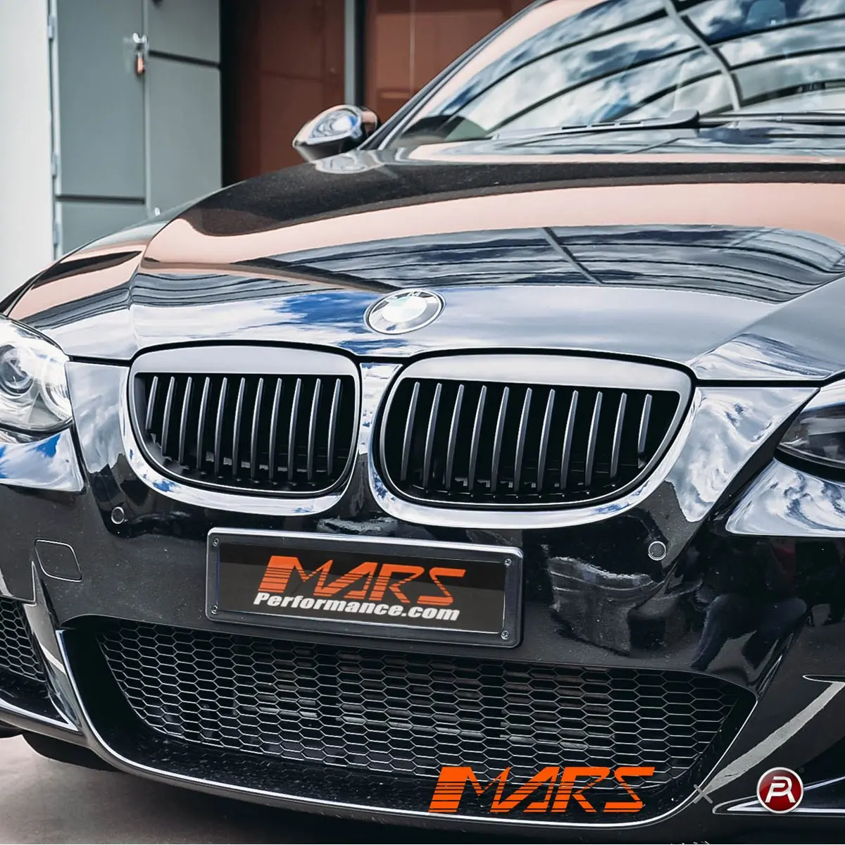 Matt Black M6 Style Front Grille Grill Bodykit For Bmw 3 Series E92 Coupe & E93 Convertible Pre Lci 2006-2009 1