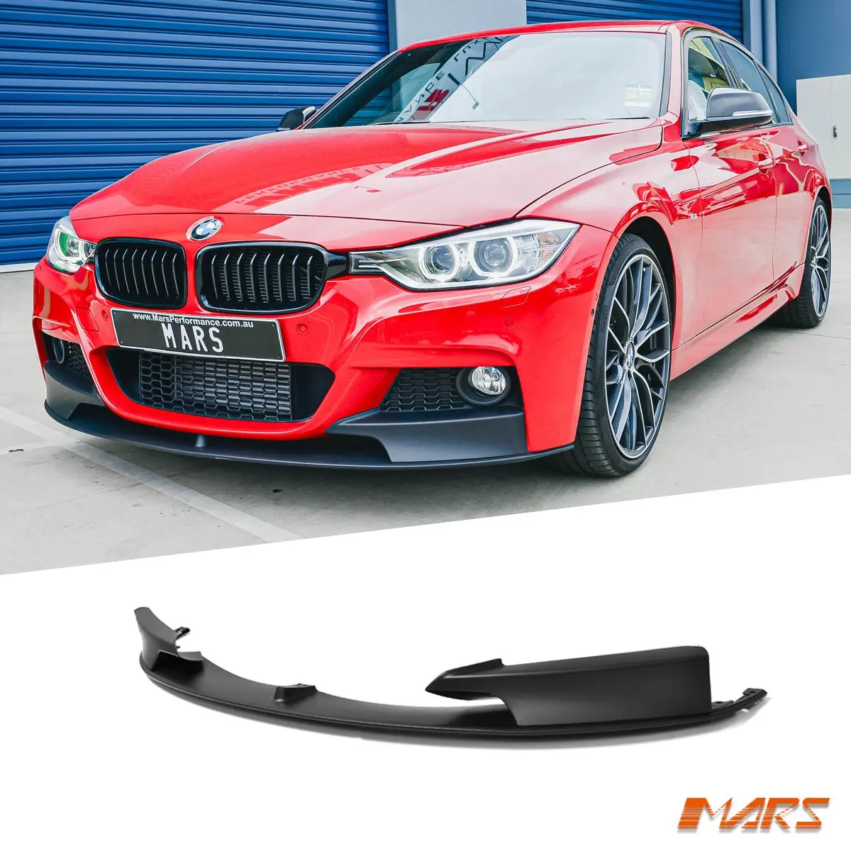Matt Black Performance Front Bumper Bar Lip Spoiler Bodykit For Bmw 3-Series F30 F31 M Tech M Sport 2012-2018 1