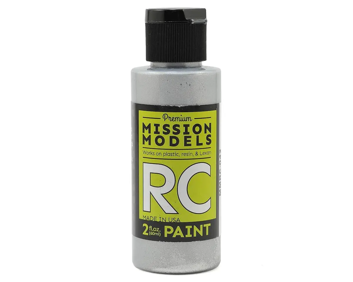 Mission Models Mmrc-042 Chrome Acrylic Lexan Body Paint (2Oz) 1