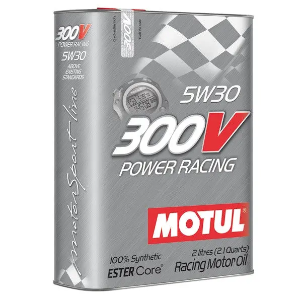 Motul 6L Synthetic-Ester Racing Oil 300V Power Racing 5W30 1