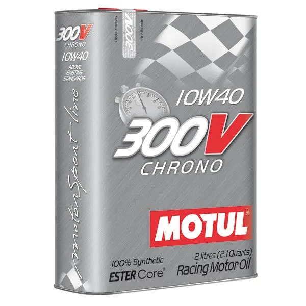 Motul Synthetic-Ester Racing Oil 300V Chrono 10W40 1