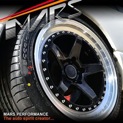 Mp-Sp 18 Inch Super Concave Gloss Black Face With Deep Dish Stag Alloy Wheels Rims 5 X 114.3 1