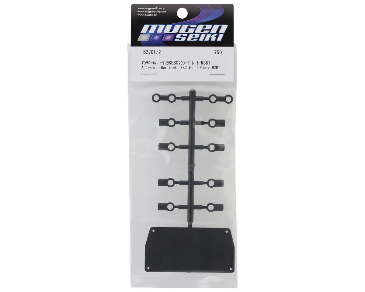 Mugen Seiki B2701/2 Msb1 Anti-Roll Bar Link & Esc Mount Plate 1