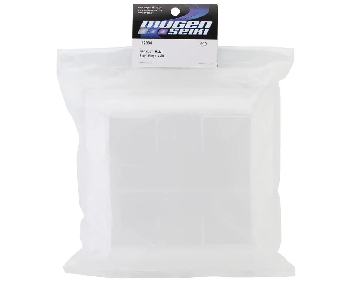 Mugen Seiki B2904 Msb1 Rear Wing (2) (Clear) 1