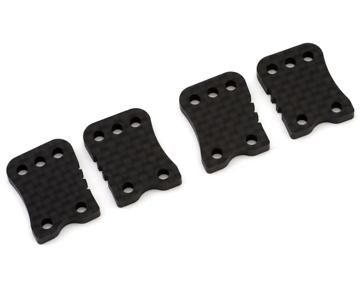 Mugen Seiki E2177a Mbx8r Graphite Rear Camber Link Plates (4) (3°) 1