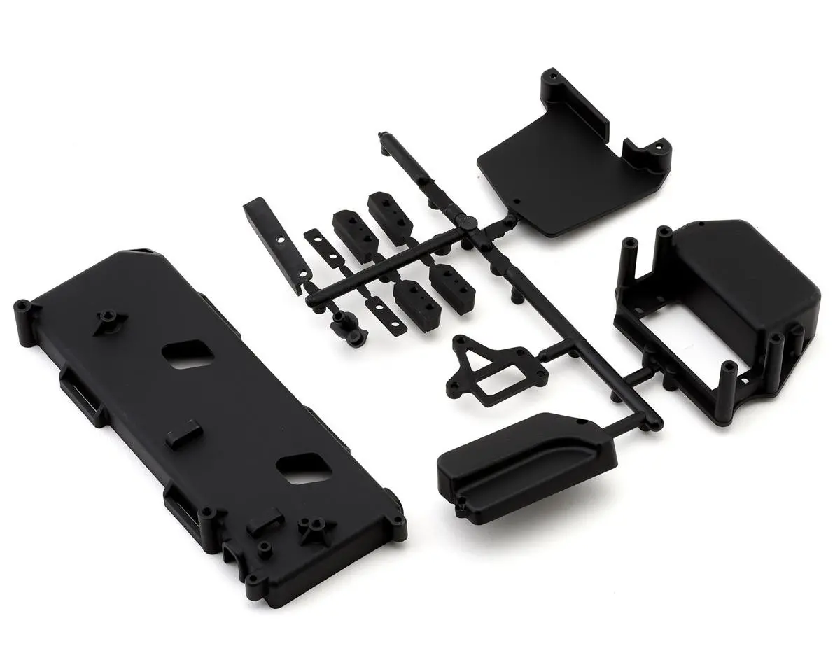 Mugen Seiki E2323a Mbx8 Eco Radio Box & Battery Tray Set 1
