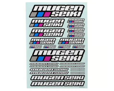 Mugen Seiki P0402 Large Decal Sheet 1